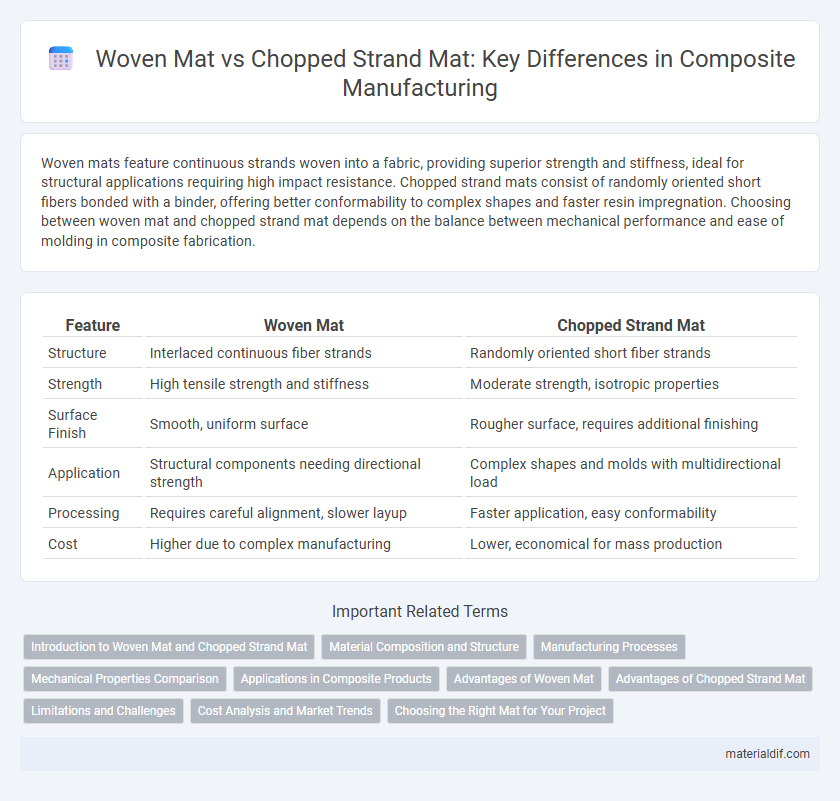 Woven Mat vs Chopped Strand Mat: Key Differences in Composite Manufacturing