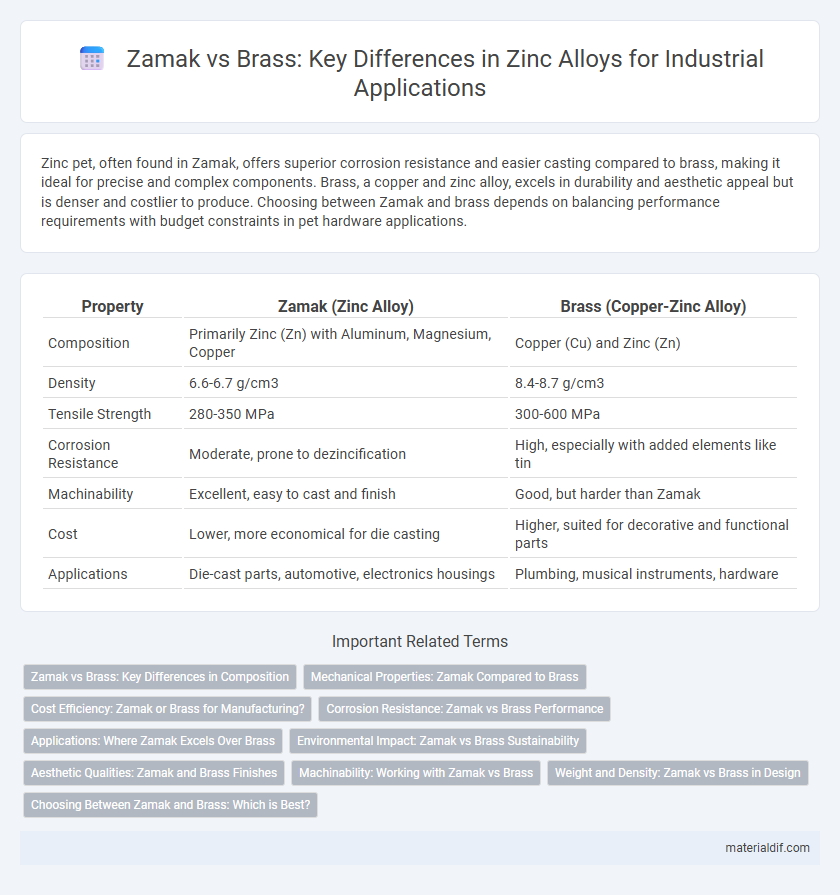 Zamak vs Brass: Key Differences in Zinc Alloys for Industrial Applications