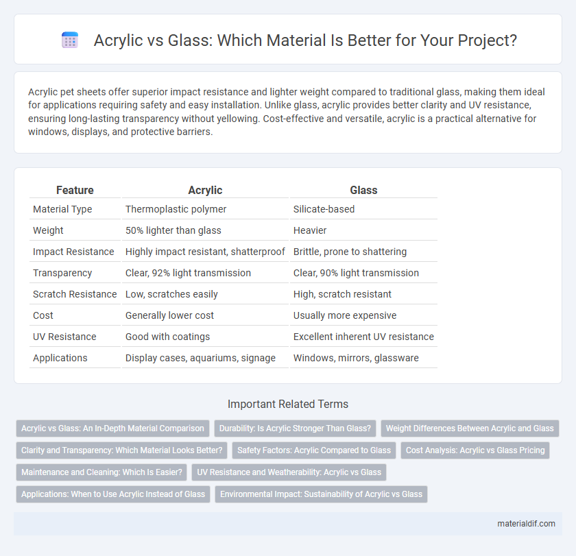 Acrylic vs Glass: Which Material Is Better for Your Project?