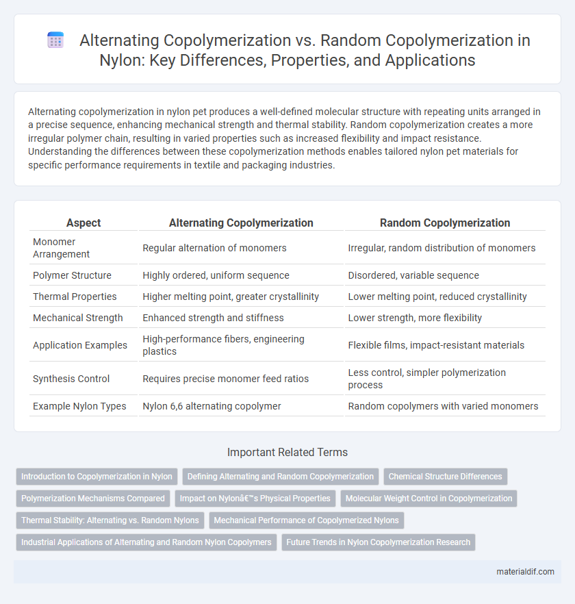 Alternating Copolymerization vs. Random Copolymerization in Nylon: Key Differences, Properties, and Applications