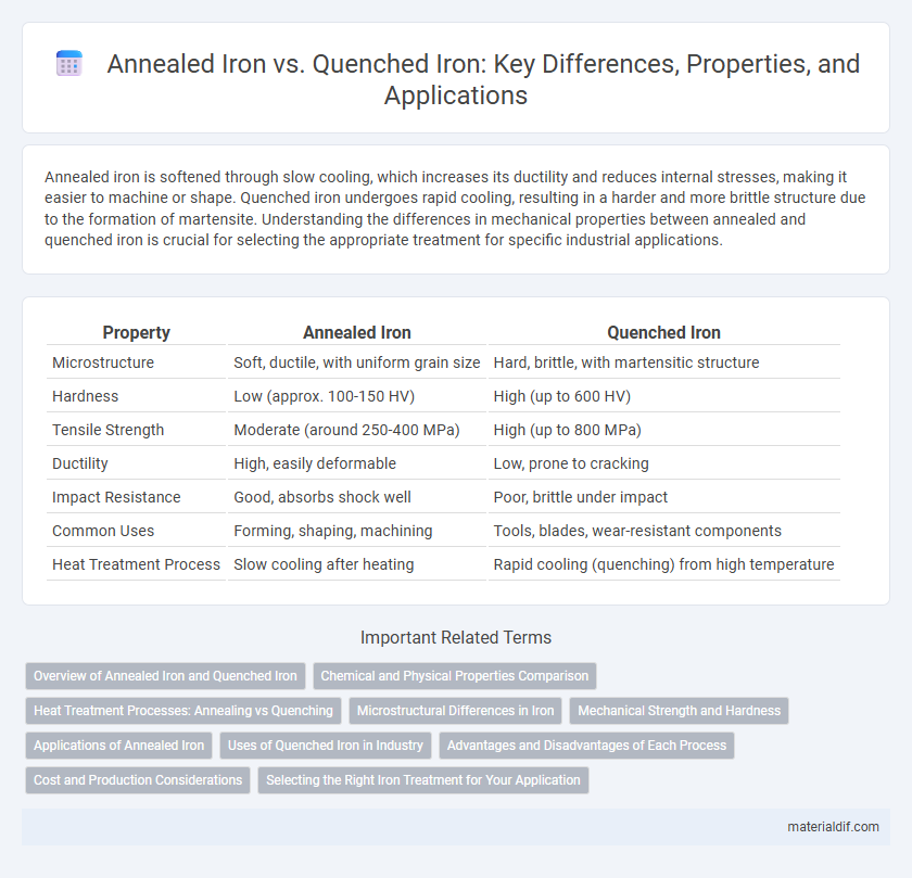 Annealed Iron vs. Quenched Iron: Key Differences, Properties, and Applications