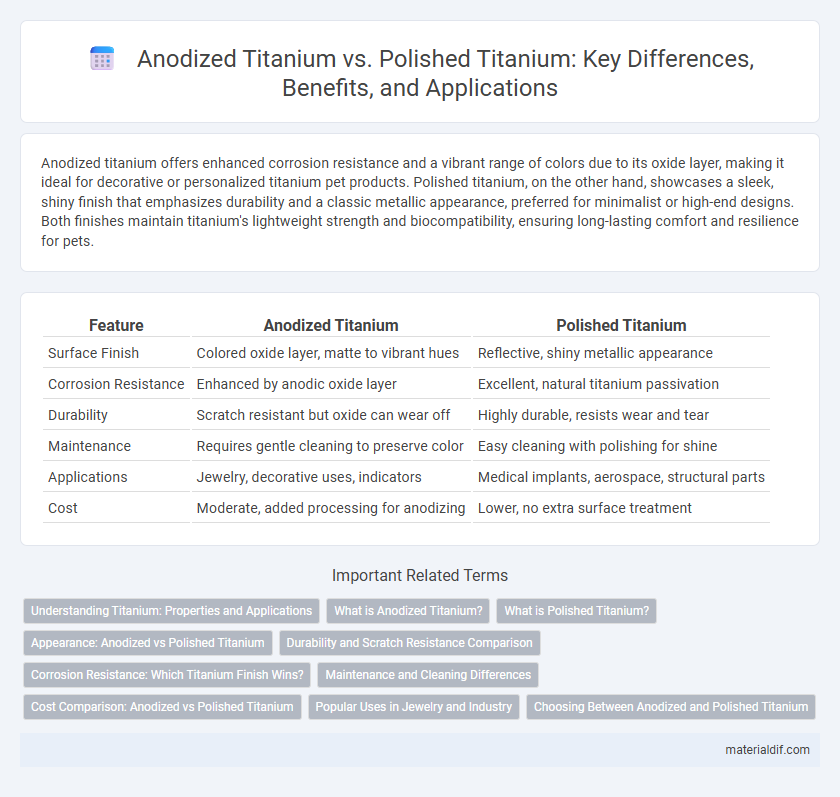 Anodized Titanium vs. Polished Titanium: Key Differences, Benefits, and Applications