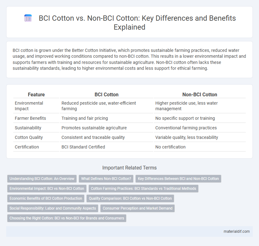 BCI Cotton vs. Non-BCI Cotton: Key Differences and Benefits Explained