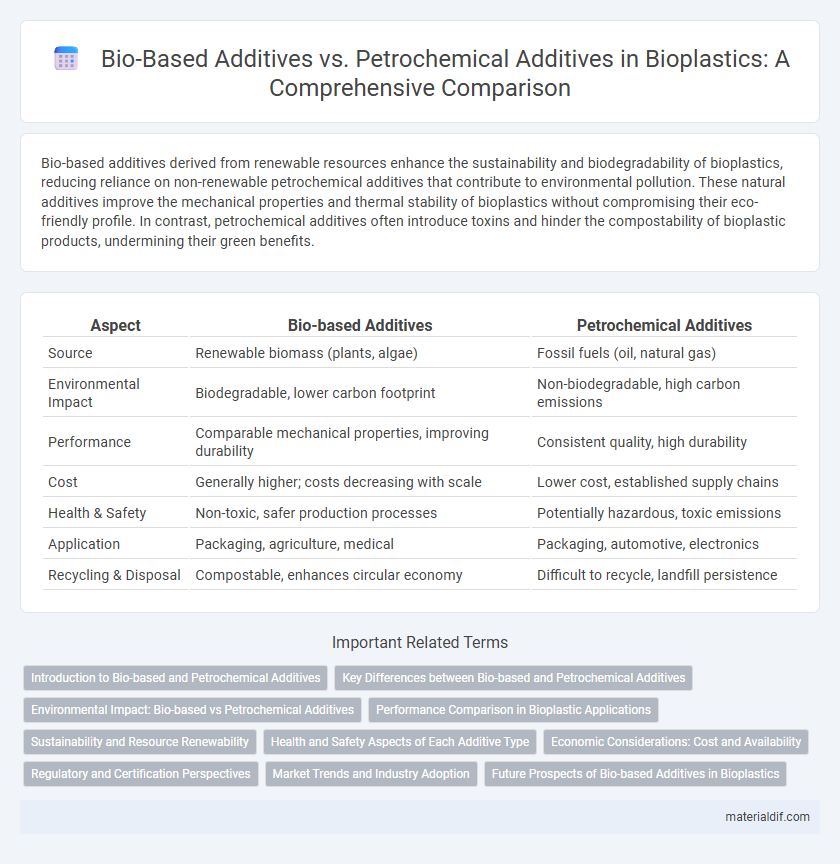 Bio-Based Additives vs. Petrochemical Additives in Bioplastics: A Comprehensive Comparison