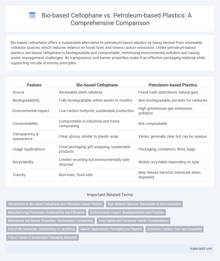 Bio-based Cellophane vs. Petroleum-based Plastics: A Comprehensive Comparison