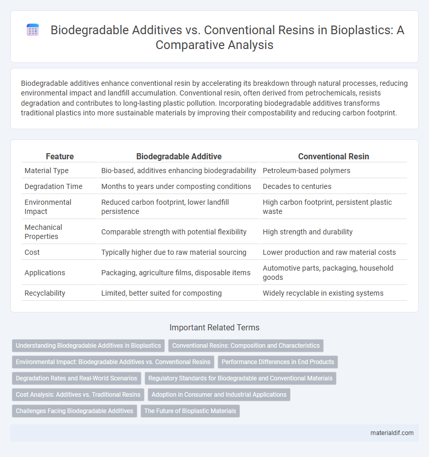 Biodegradable Additives vs. Conventional Resins in Bioplastics: A Comparative Analysis