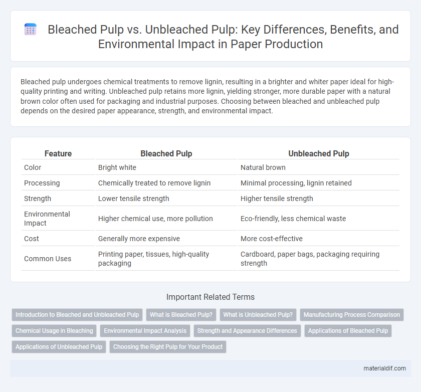 Bleached Pulp vs. Unbleached Pulp: Key Differences, Benefits, and Environmental Impact in Paper Production