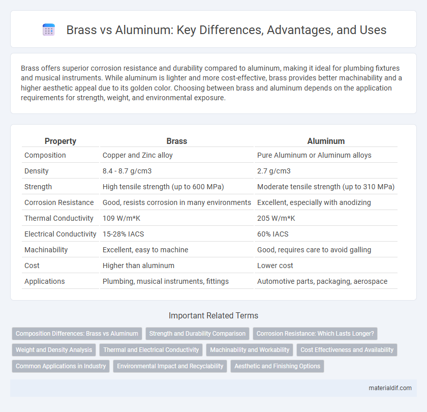 Brass vs Aluminum: Key Differences, Advantages, and Uses