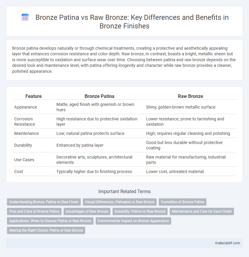 Bronze Patina vs Raw Bronze: Key Differences and Benefits in Bronze Finishes