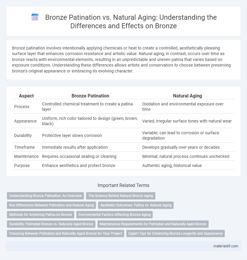 Bronze Patination vs. Natural Aging: Understanding the Differences and Effects on Bronze