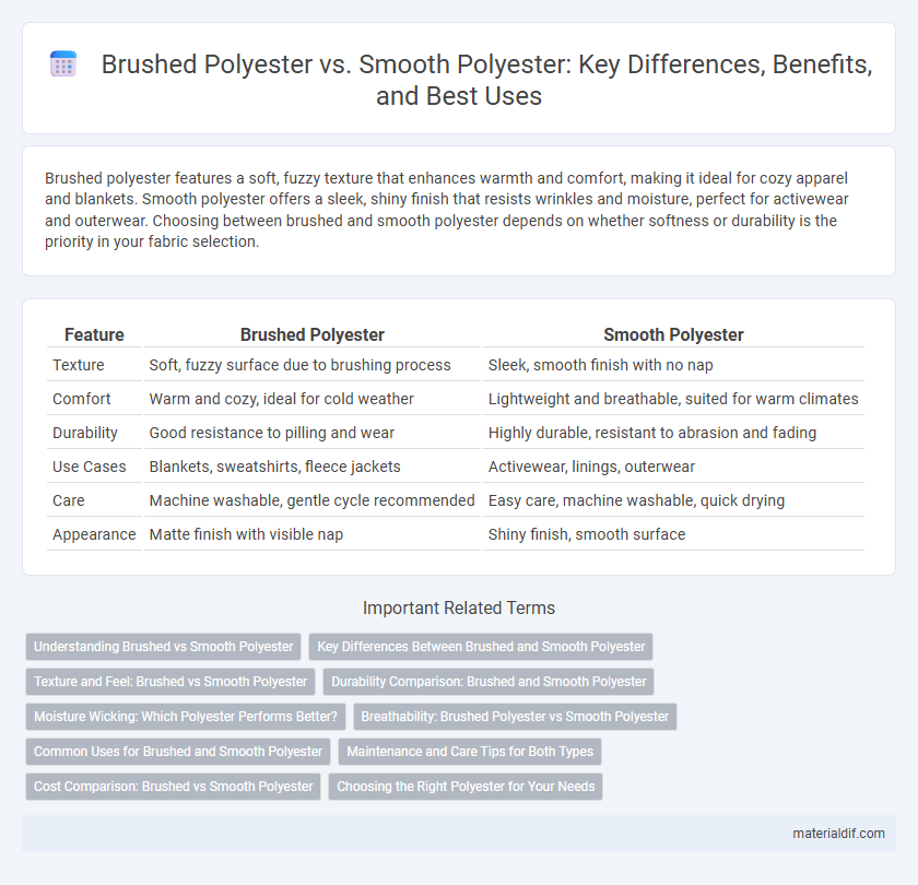 Brushed Polyester vs. Smooth Polyester: Key Differences, Benefits, and Best Uses