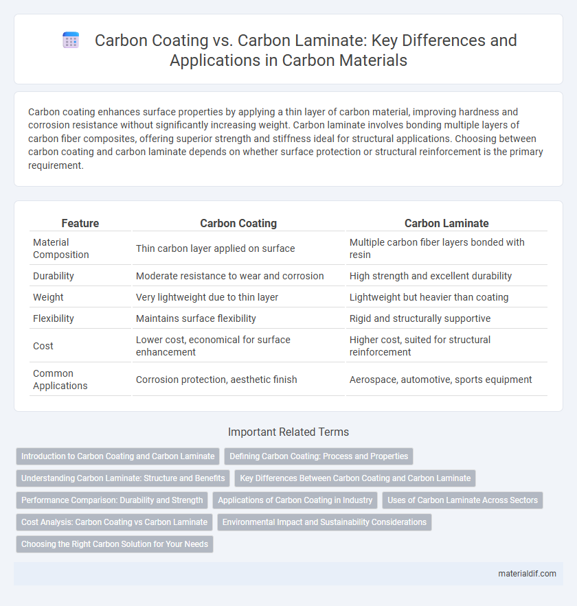 Carbon Coating vs. Carbon Laminate: Key Differences and Applications in Carbon Materials