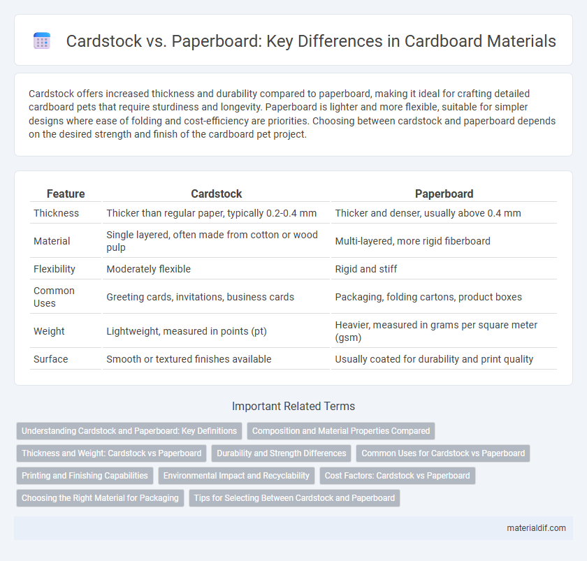 Cardstock vs. Paperboard: Key Differences in Cardboard Materials