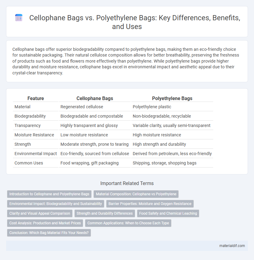 Cellophane Bags vs. Polyethylene Bags: Key Differences, Benefits, and Uses