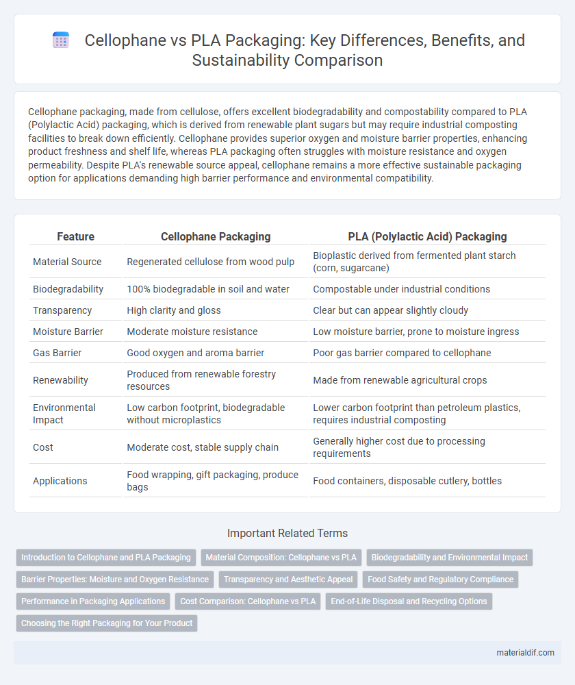 Cellophane vs PLA Packaging: Key Differences, Benefits, and Sustainability Comparison