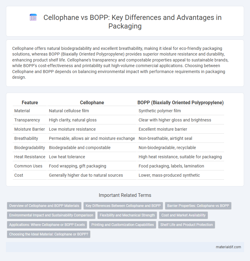 Cellophane vs BOPP: Key Differences and Advantages in Packaging