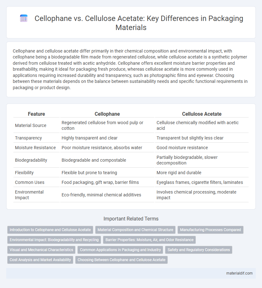 Cellophane vs. Cellulose Acetate: Key Differences in Packaging Materials