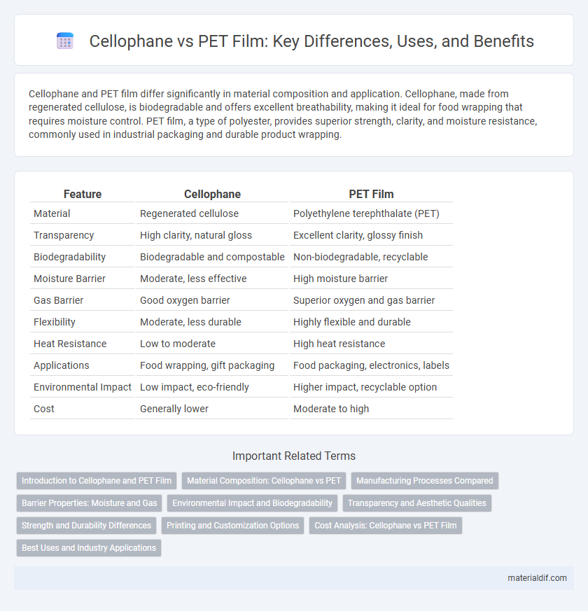 Cellophane vs PET Film: Key Differences, Uses, and Benefits