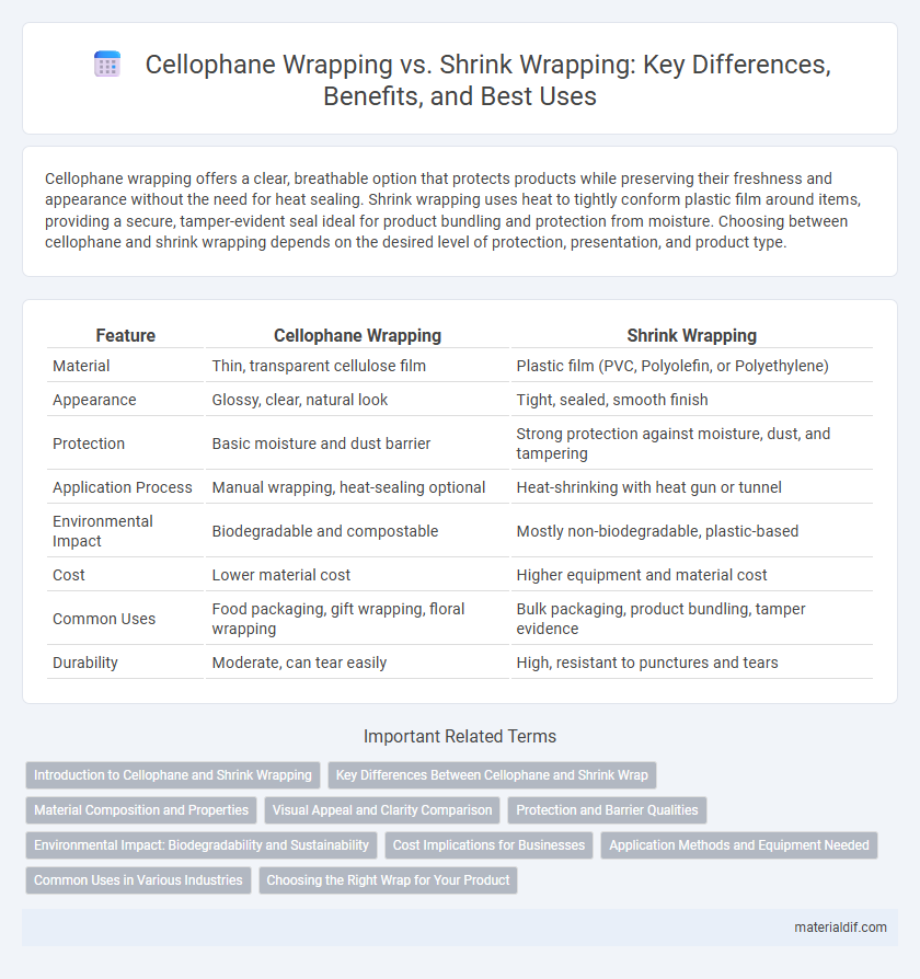 Cellophane Wrapping vs. Shrink Wrapping: Key Differences, Benefits, and Best Uses