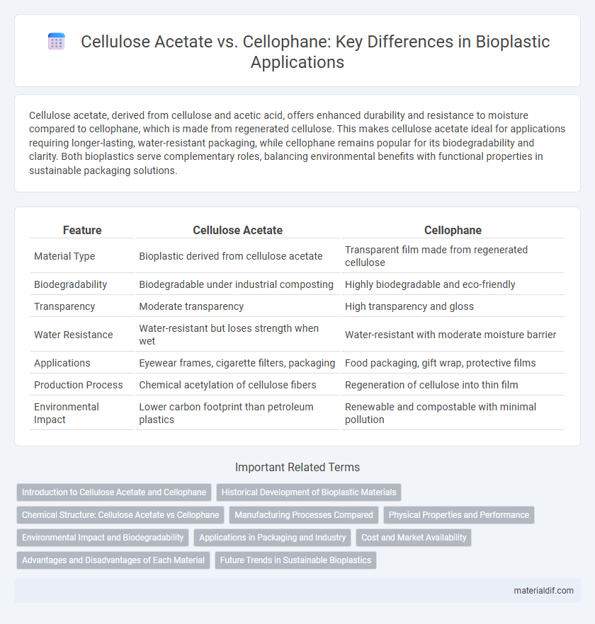 Cellulose Acetate vs. Cellophane: Key Differences in Bioplastic Applications