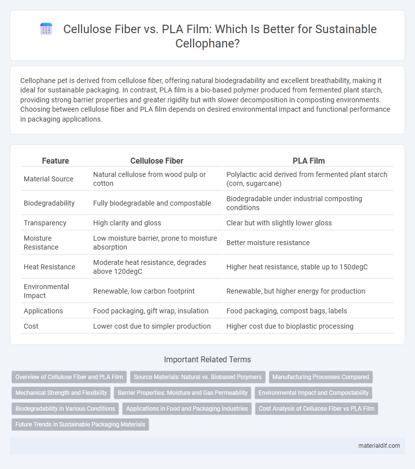 Cellulose Fiber vs. PLA Film: Which Is Better for Sustainable Cellophane?