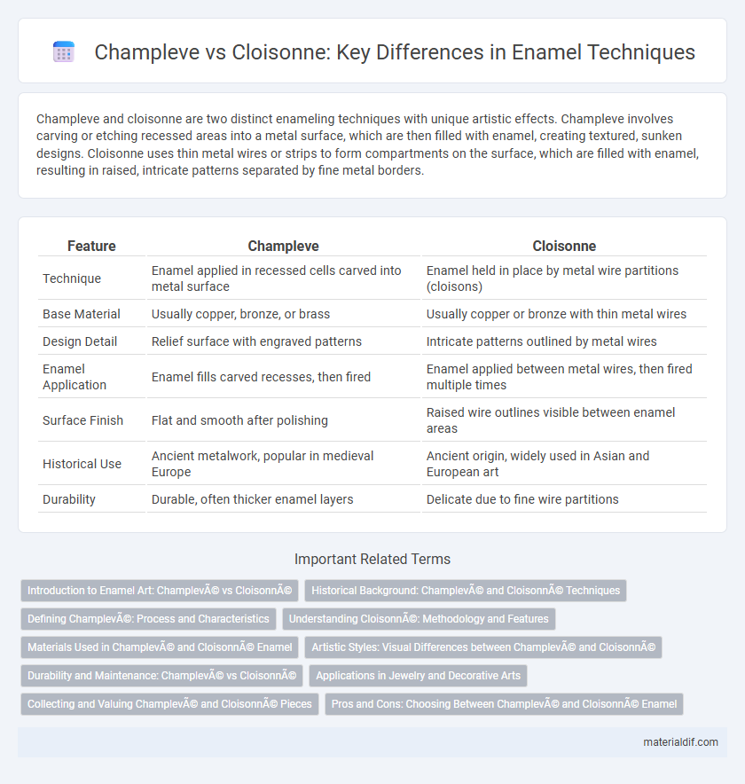 Champleve vs Cloisonne: Key Differences in Enamel Techniques
