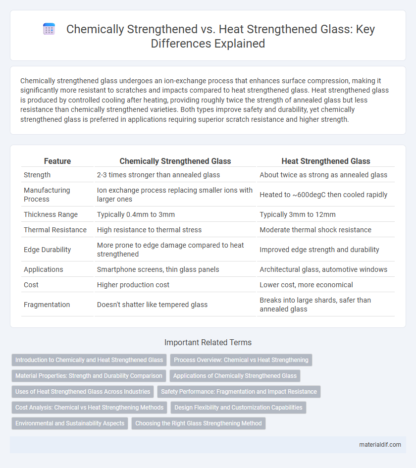 Chemically Strengthened vs. Heat Strengthened Glass: Key Differences Explained