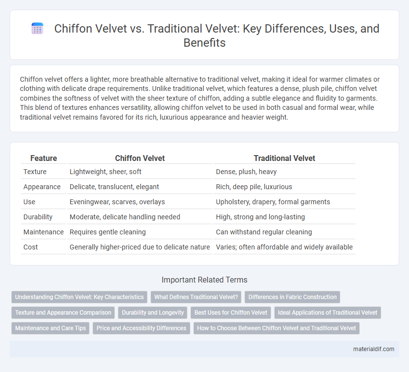 Chiffon Velvet vs. Traditional Velvet: Key Differences, Uses, and Benefits