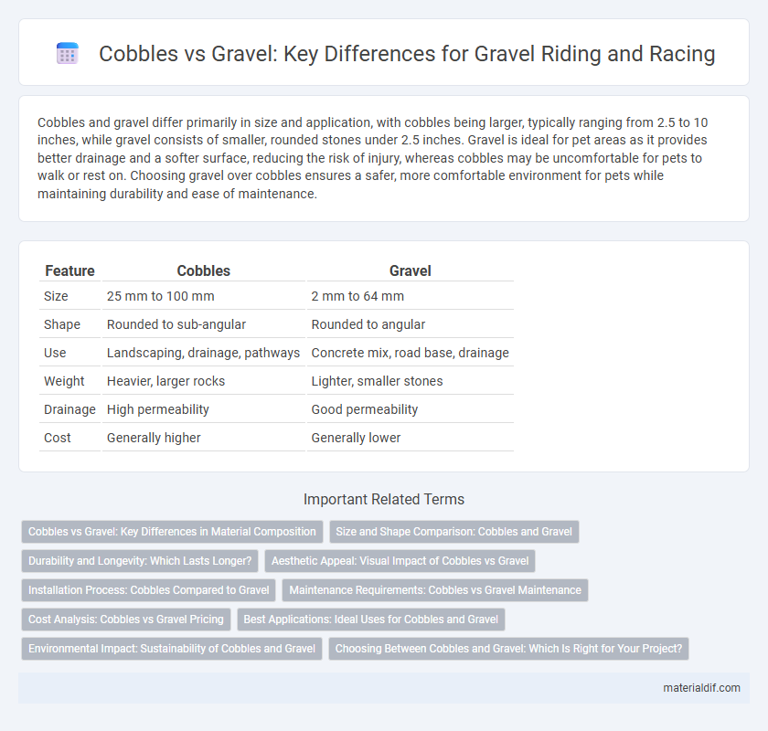 Cobbles vs Gravel: Key Differences for Gravel Riding and Racing