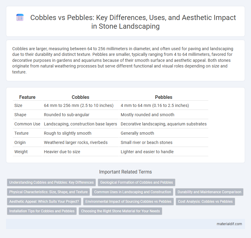 Cobbles vs Pebbles: Key Differences, Uses, and Aesthetic Impact in Stone Landscaping