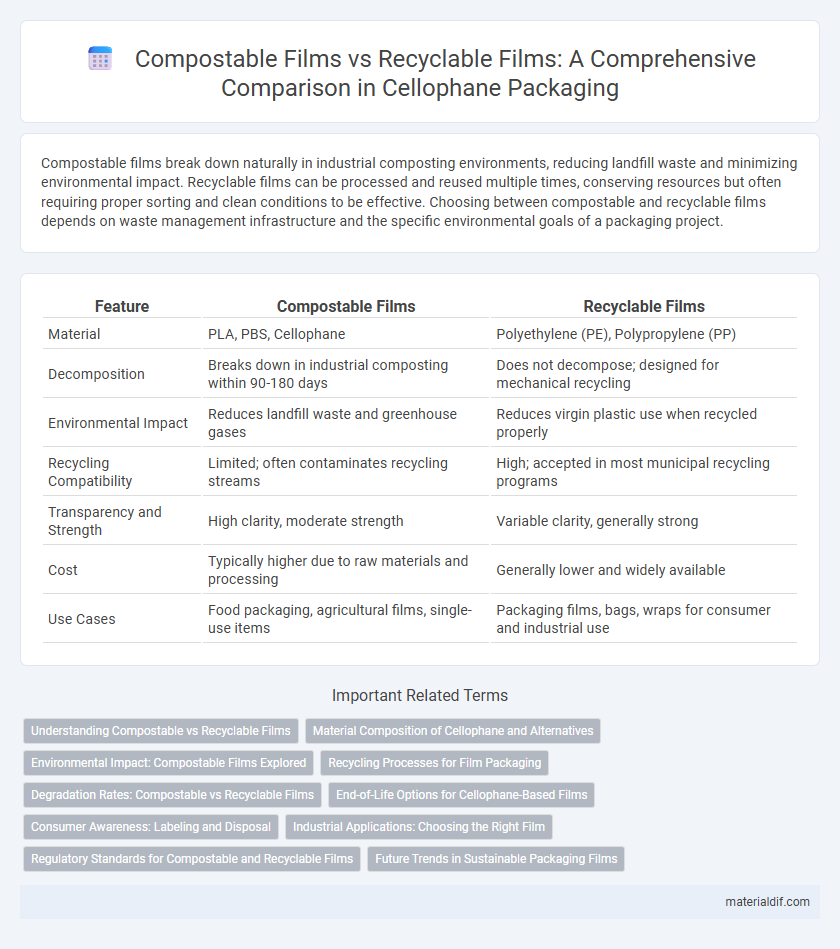 Compostable Films vs Recyclable Films: A Comprehensive Comparison in Cellophane Packaging