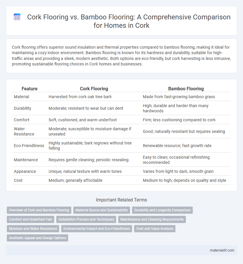Cork Flooring vs. Bamboo Flooring: A Comprehensive Comparison for Homes in Cork
