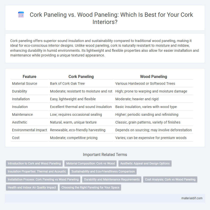 Cork Paneling vs. Wood Paneling: Which Is Best for Your Cork Interiors?