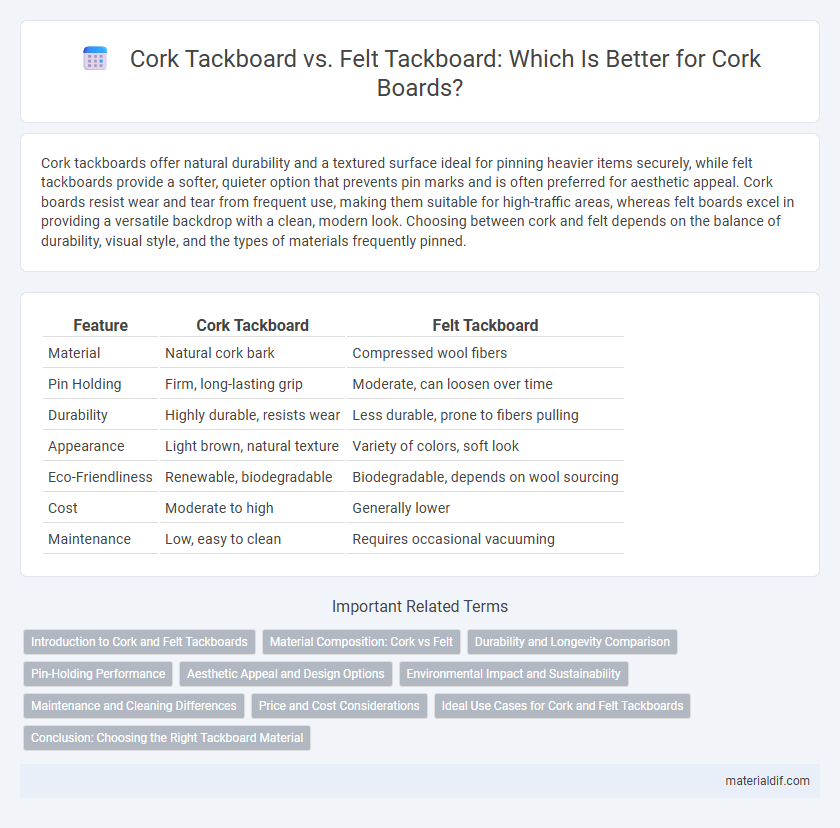 Cork Tackboard vs. Felt Tackboard: Which Is Better for Cork Boards?