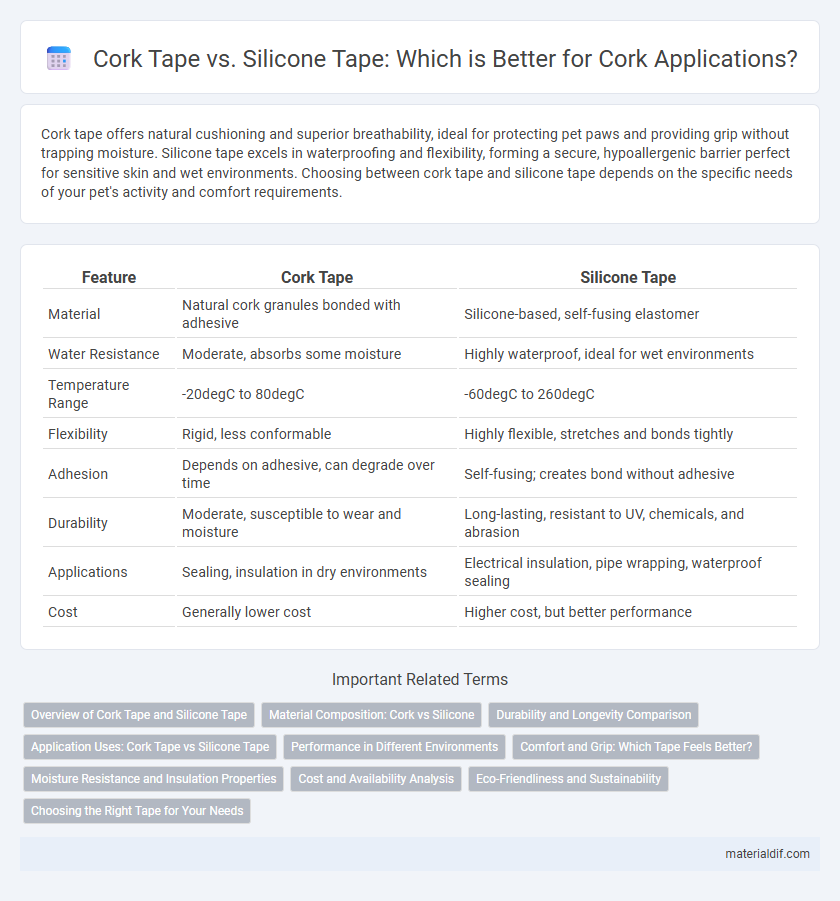 Cork Tape vs. Silicone Tape: Which is Better for Cork Applications?