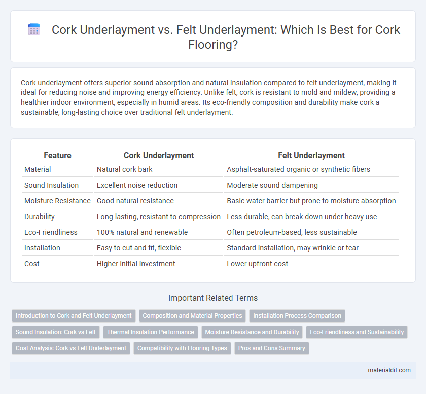 Cork Underlayment vs. Felt Underlayment: Which Is Best for Cork Flooring?