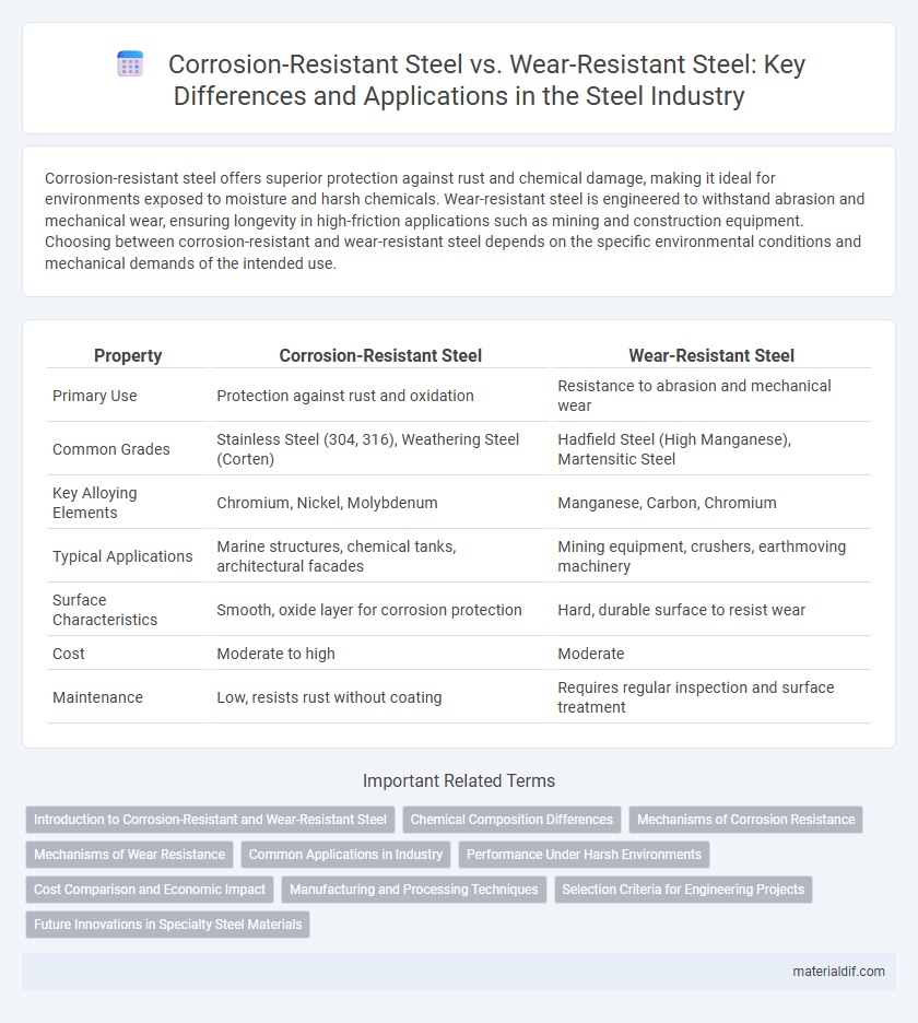 Corrosion-Resistant Steel vs. Wear-Resistant Steel: Key Differences and Applications in the Steel Industry