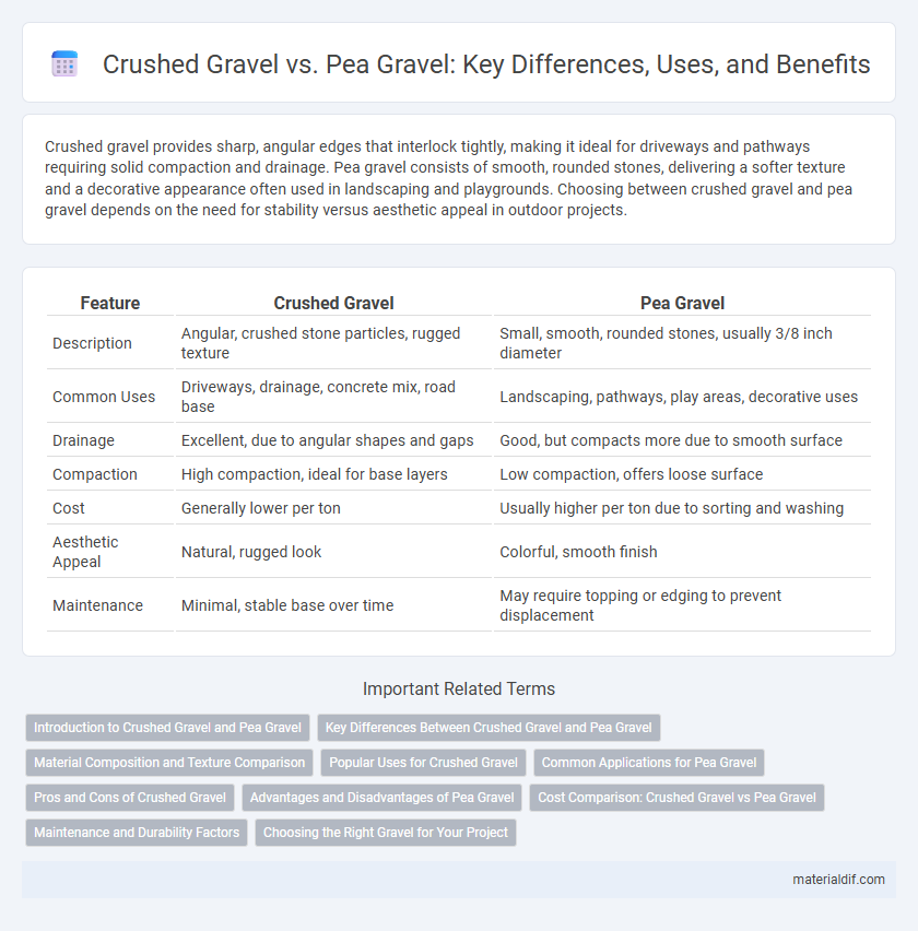 Crushed Gravel vs. Pea Gravel: Key Differences, Uses, and Benefits