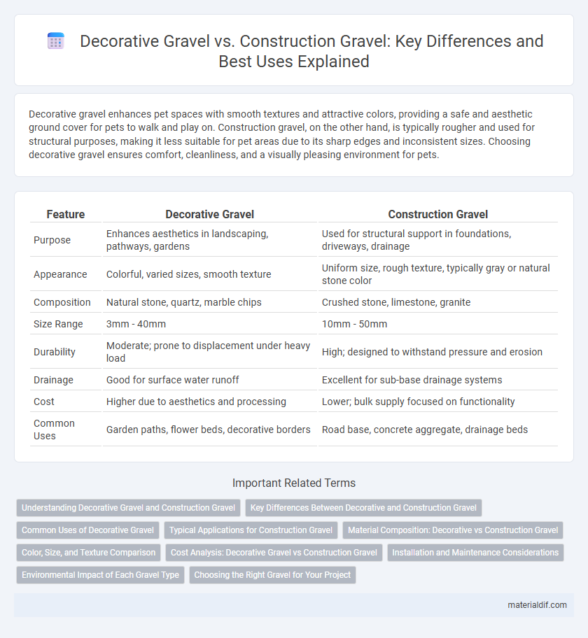Decorative Gravel vs. Construction Gravel: Key Differences and Best Uses Explained