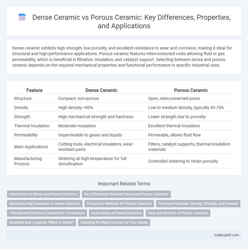 Dense Ceramic vs Porous Ceramic: Key Differences, Properties, and Applications
