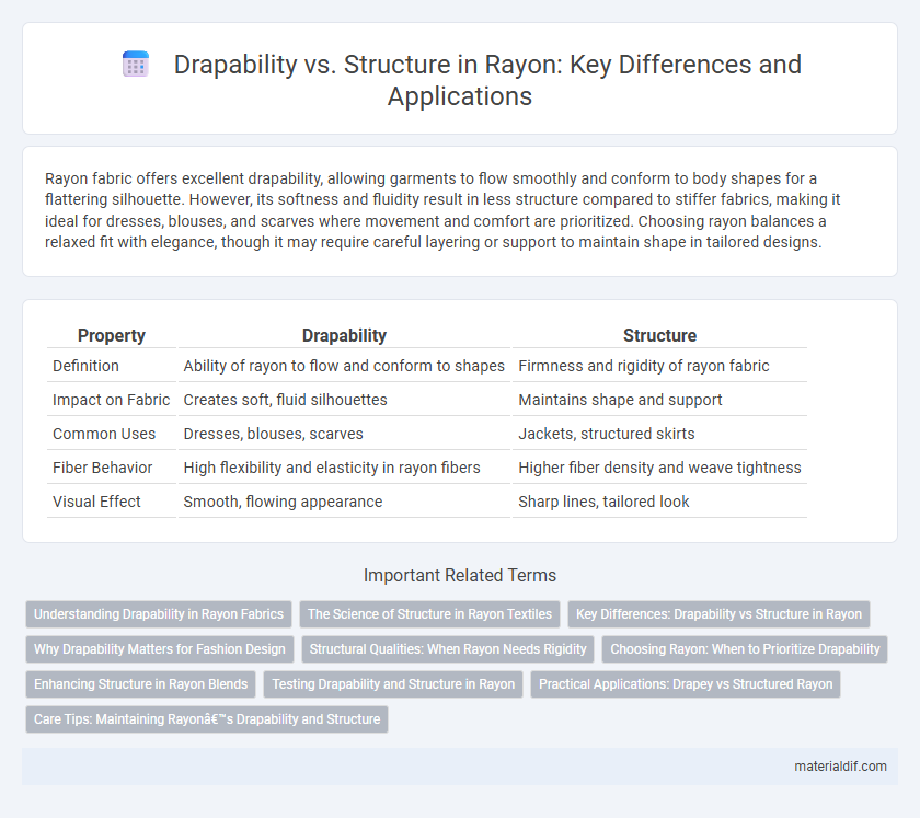 Drapability vs. Structure in Rayon: Key Differences and Applications
