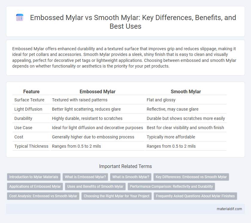 Embossed Mylar vs Smooth Mylar: Key Differences, Benefits, and Best Uses