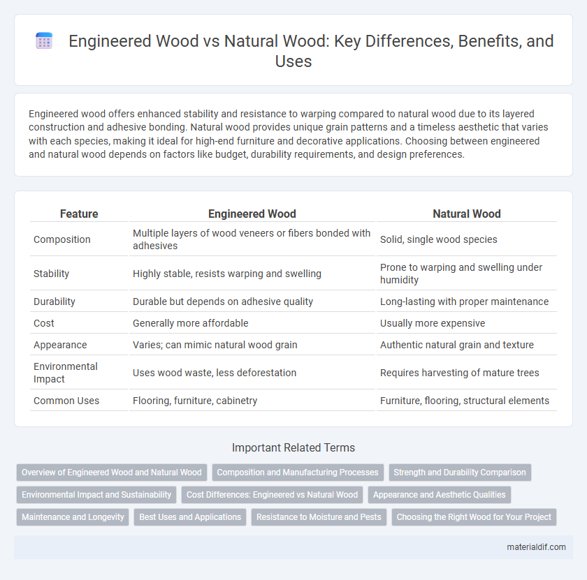 Engineered Wood vs Natural Wood: Key Differences, Benefits, and Uses