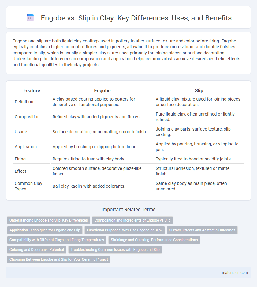 Engobe vs. Slip in Clay: Key Differences, Uses, and Benefits