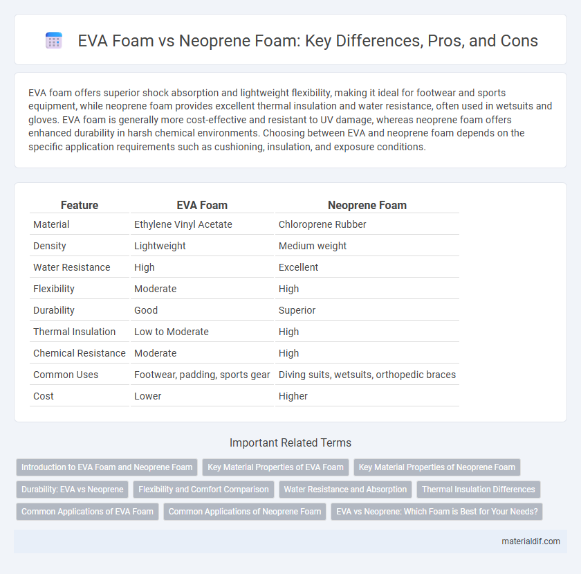 EVA Foam vs Neoprene Foam: Key Differences, Pros, and Cons