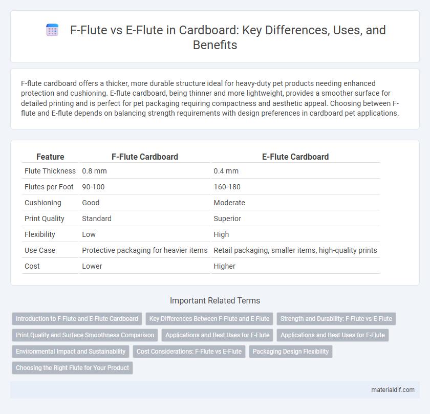 F-Flute vs E-Flute in Cardboard: Key Differences, Uses, and Benefits
