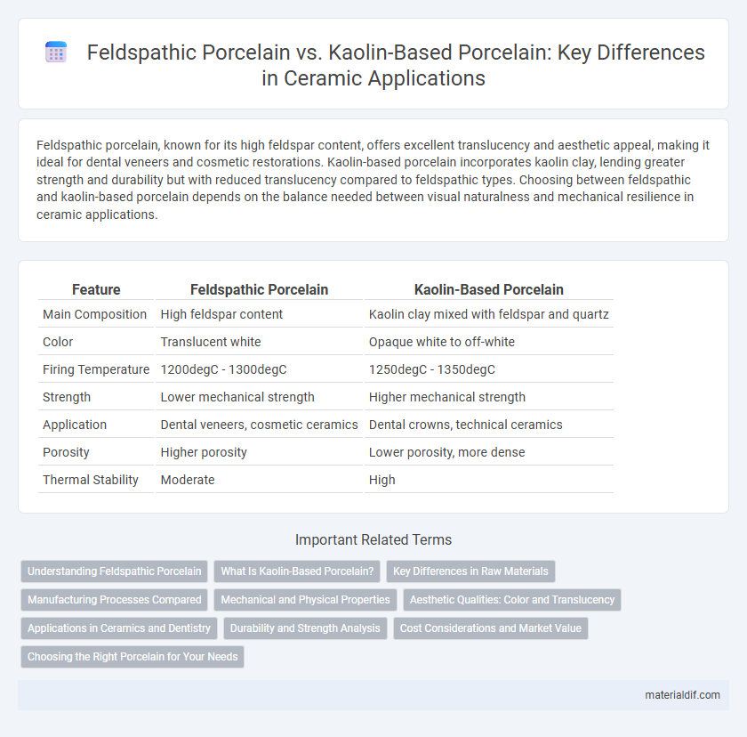 Feldspathic Porcelain vs. Kaolin-Based Porcelain: Key Differences in Ceramic Applications