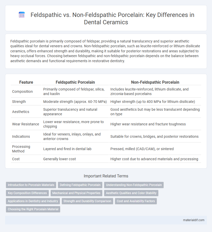 Feldspathic vs. Non-Feldspathic Porcelain: Key Differences in Dental Ceramics