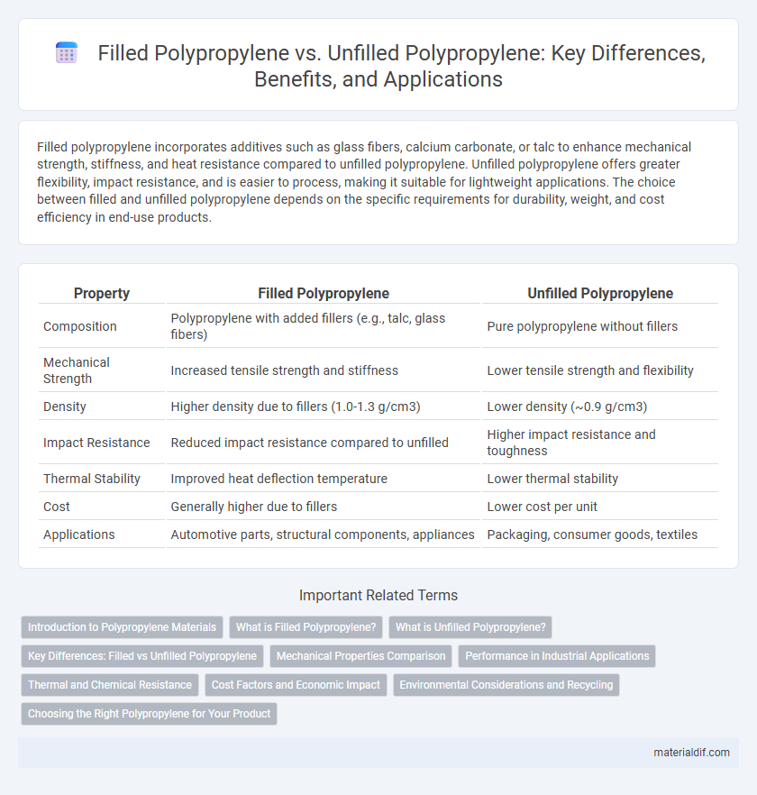 Filled Polypropylene vs. Unfilled Polypropylene: Key Differences, Benefits, and Applications