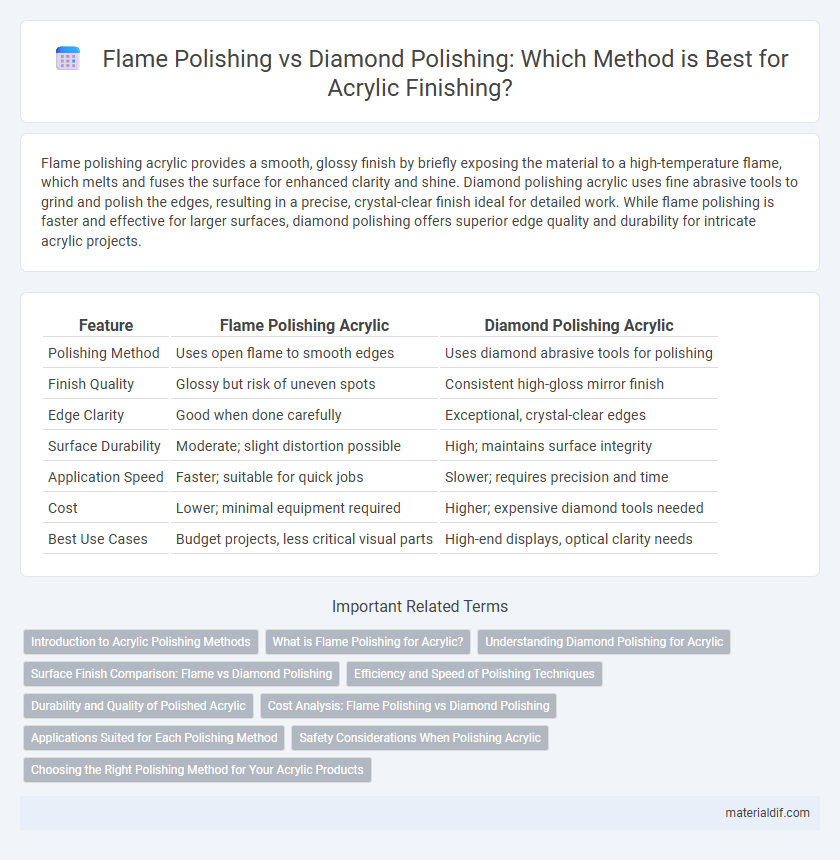 Flame Polishing vs Diamond Polishing: Which Method is Best for Acrylic Finishing?